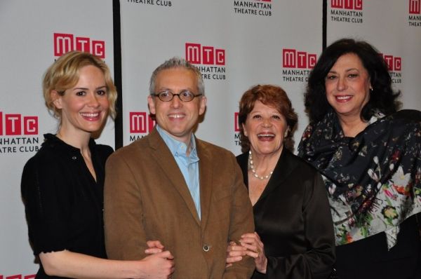 Sarah Paulson, Donald Margulies, Linda Lavin, Lynne Meadow Photo